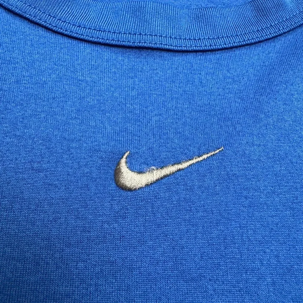 Nike Dri-FIT Sleeveless Training Tank Top Men XL Blue Active Shirt Swoosh GUC